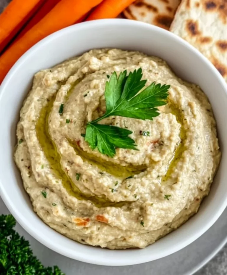 Easy Baba Ganoush (Eggplant Dip)