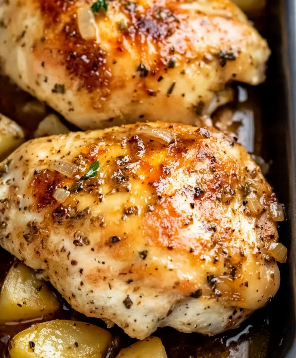 Baked Garlic Brown Sugar Chicken