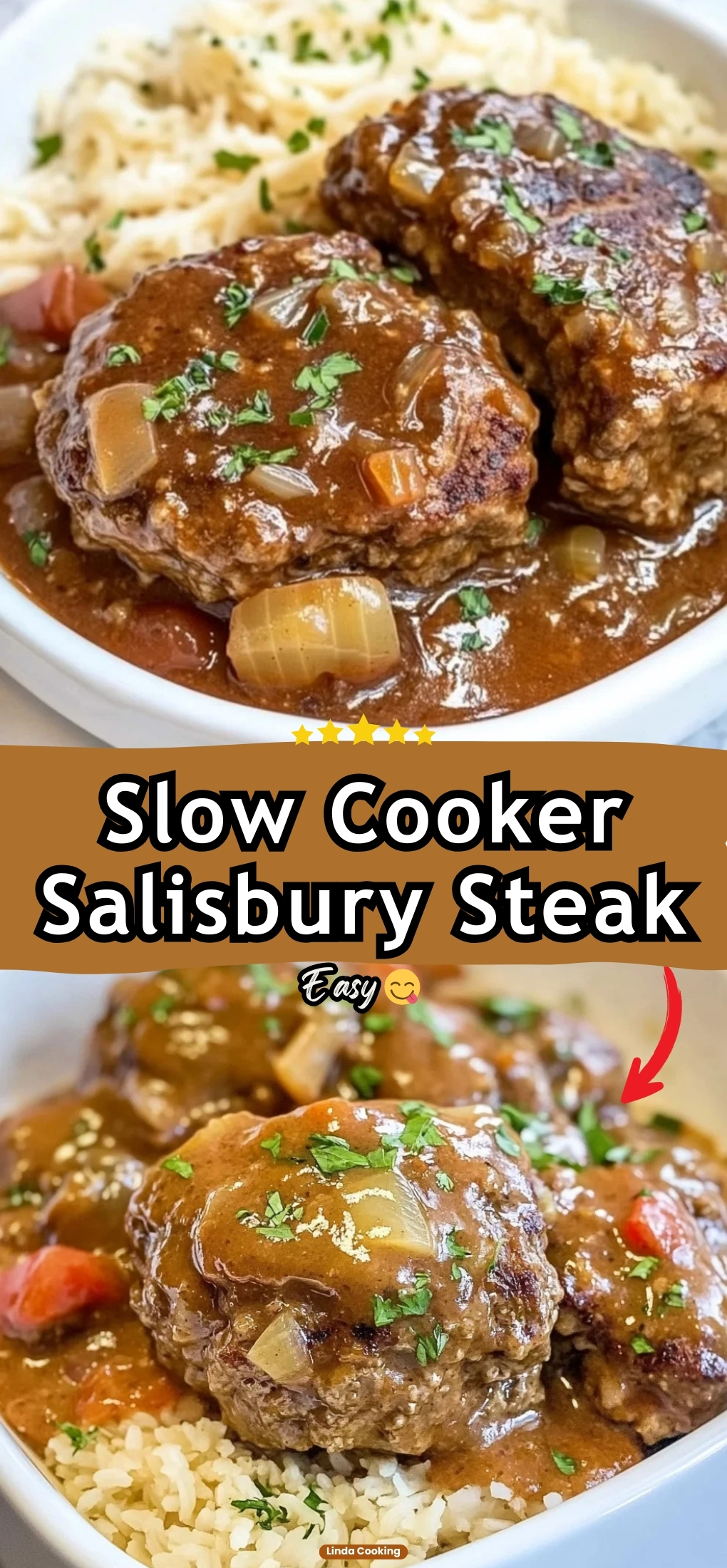 Slow Cooker Salisbury Steak