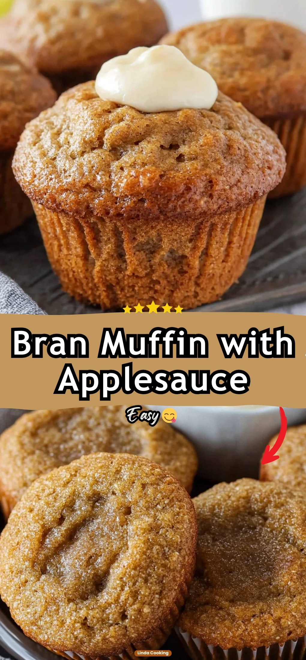 Bran Muffin with Applesauce
