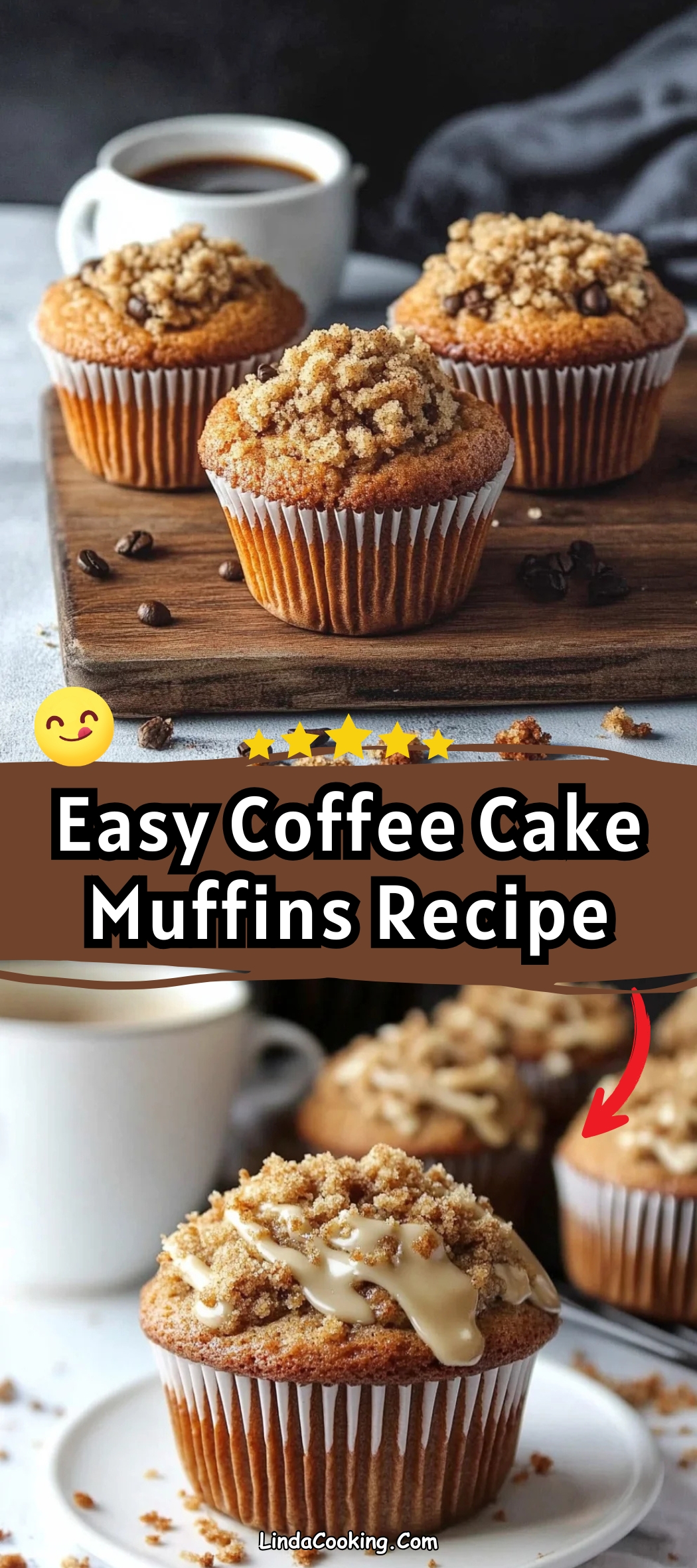 Easy Coffee Cake Muffins Recipe