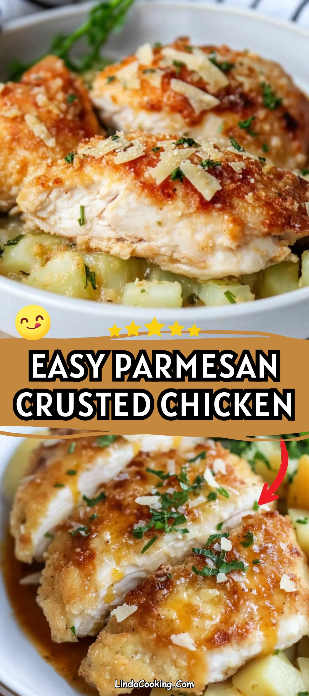 PARMESAN CRUSTED CHICKEN