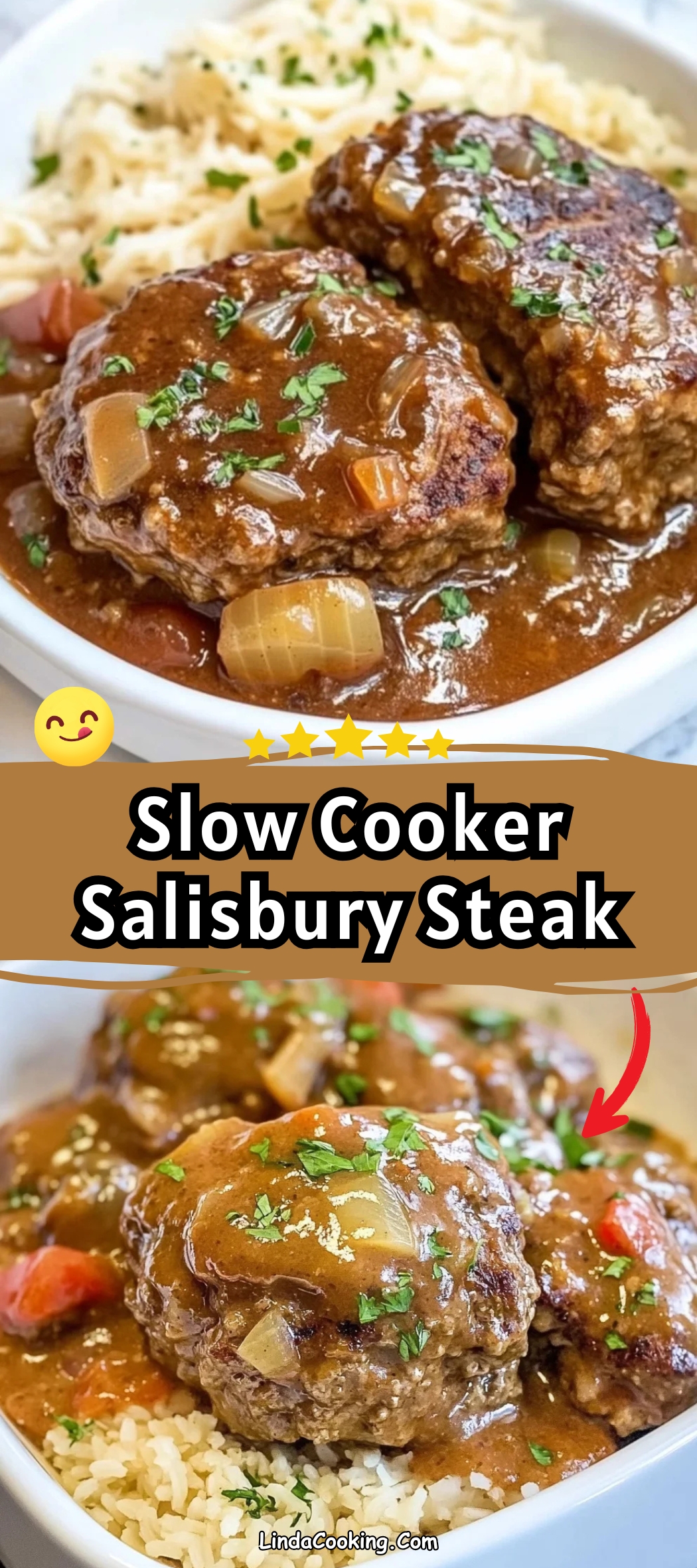 Slow Cooker Salisbury Steak