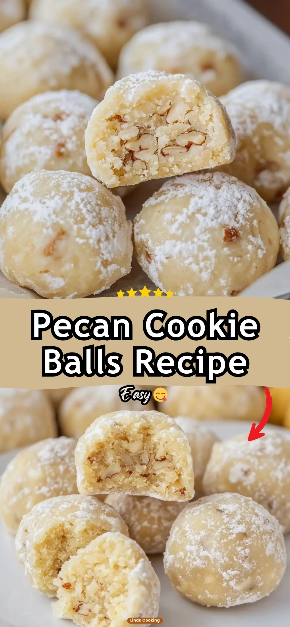 Pecan Cookie Balls Recipe