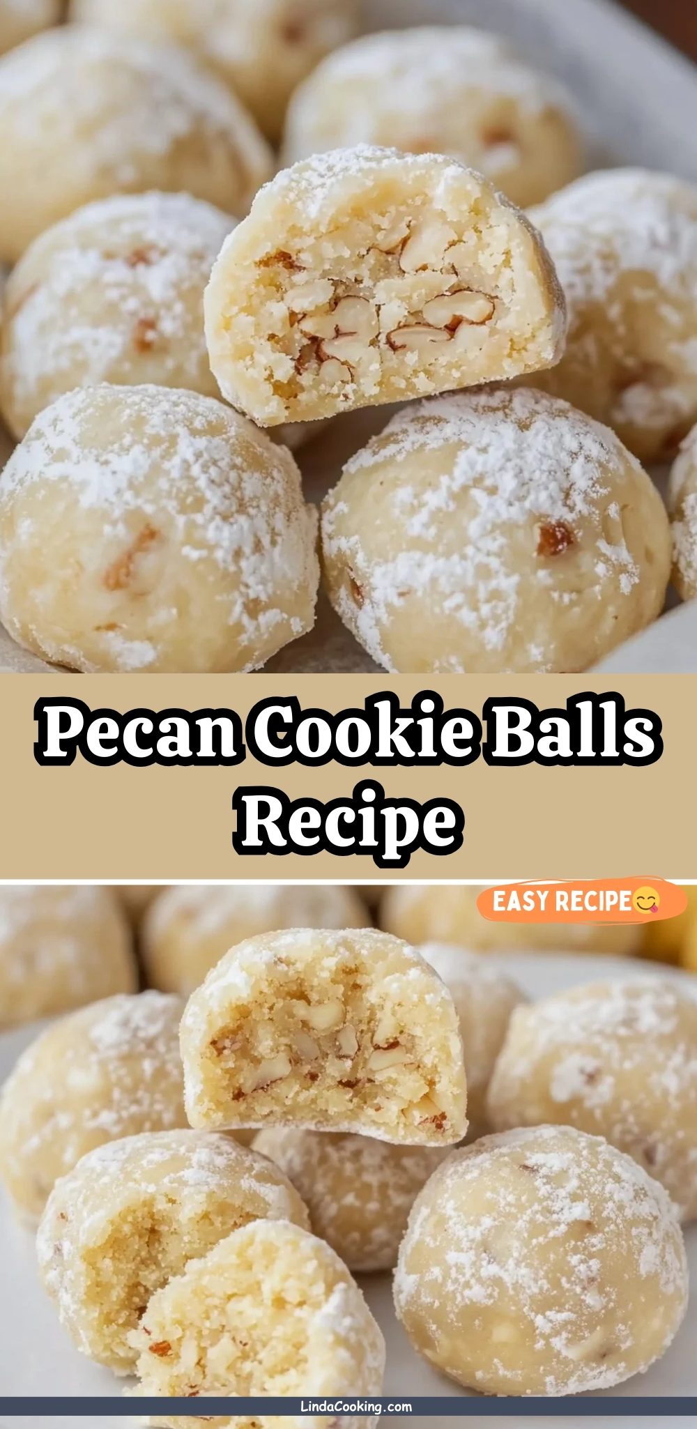 Pecan Cookie Balls Recipe