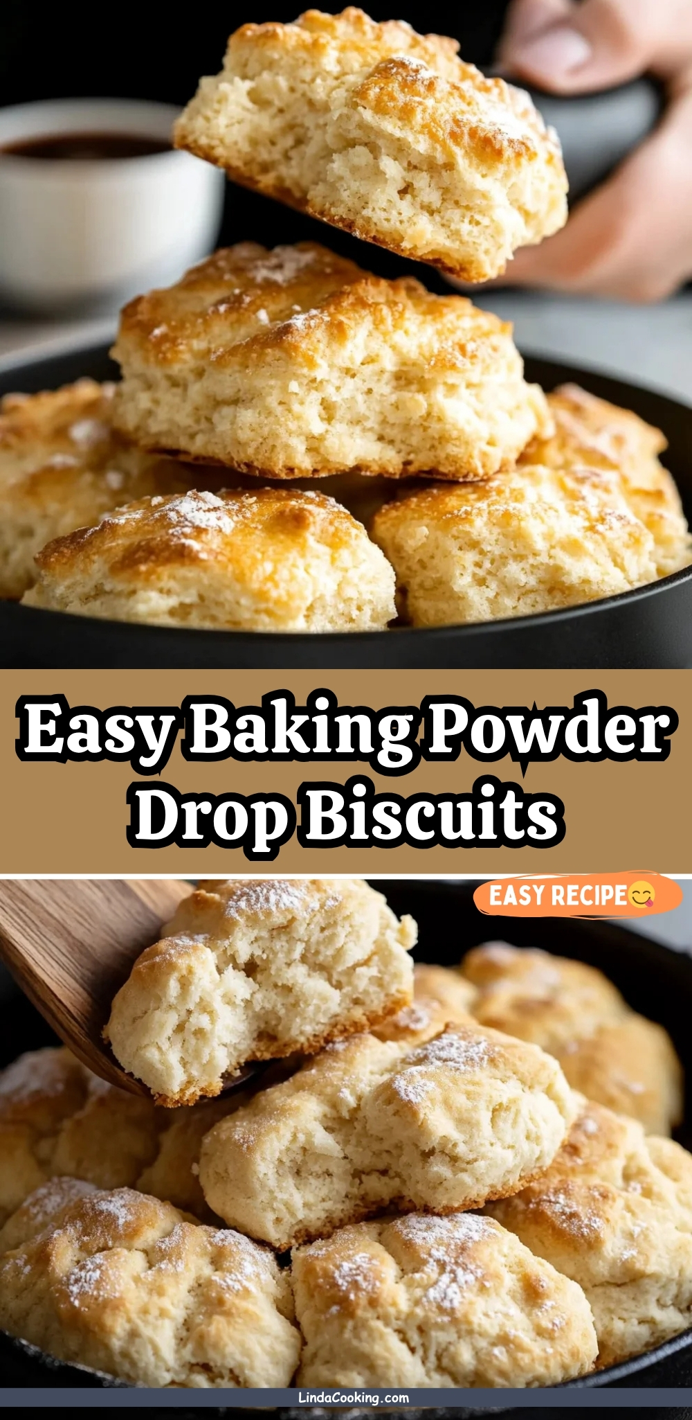 Easy Baking Powder Drop Biscuits
