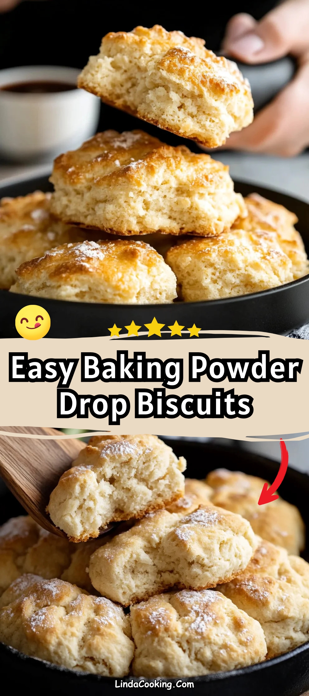 Easy Baking Powder Drop Biscuits
