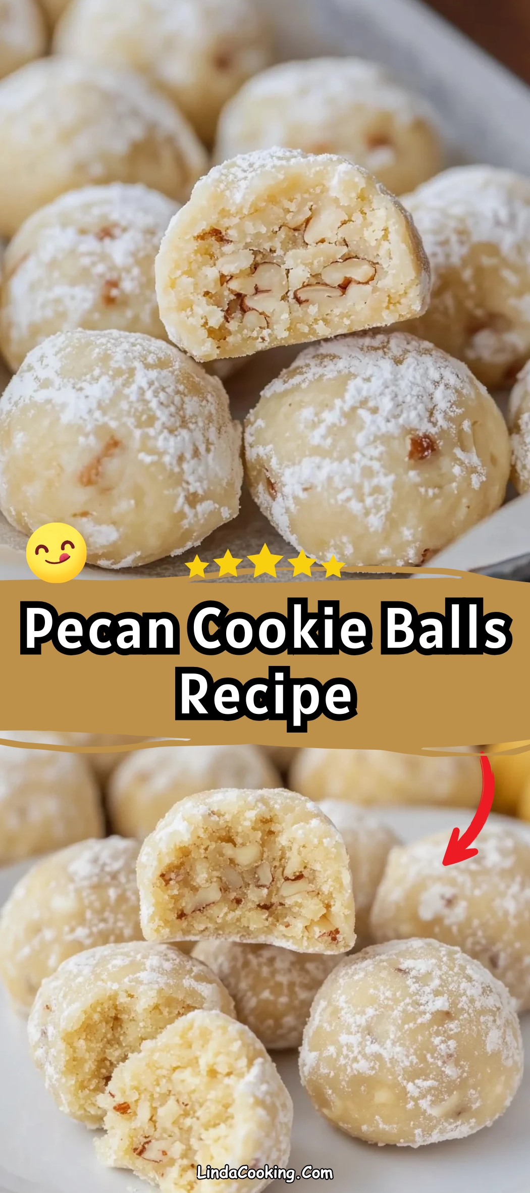 Pecan Cookie Balls Recipe