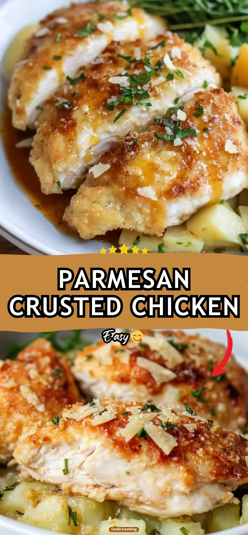 PARMESAN CRUSTED CHICKEN