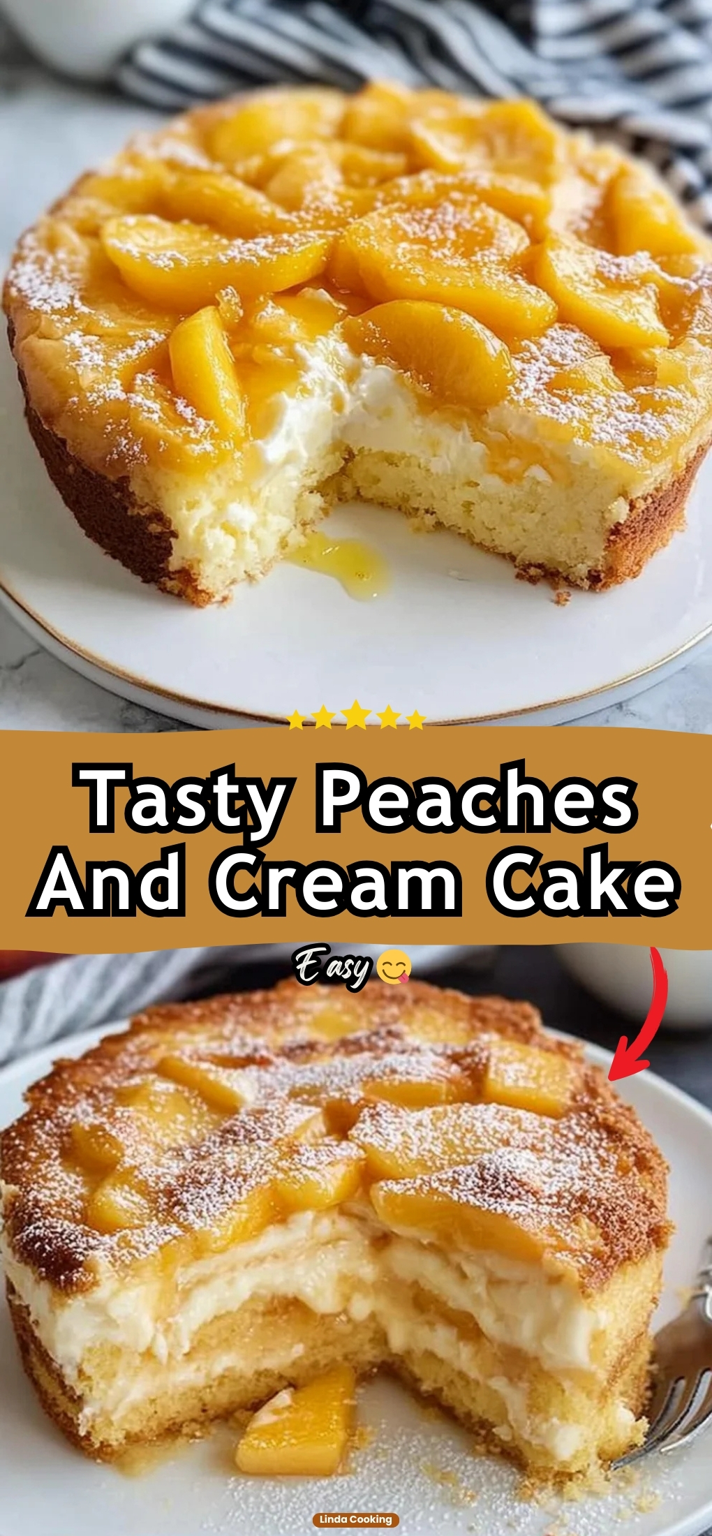 Peaches And Cream Cake