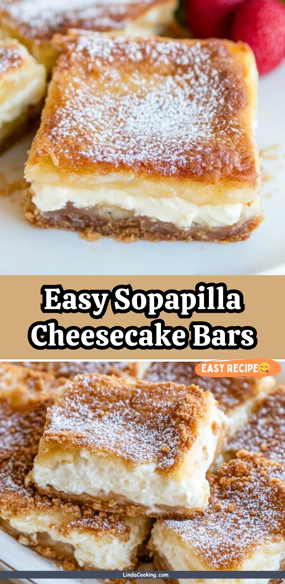 Easy Sopapilla Cheesecake Bars