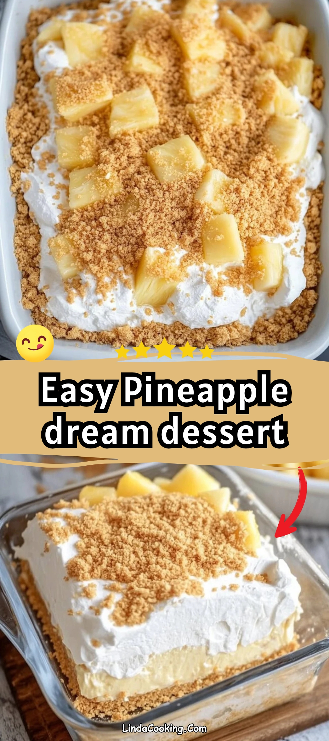 Pineapple dream dessert