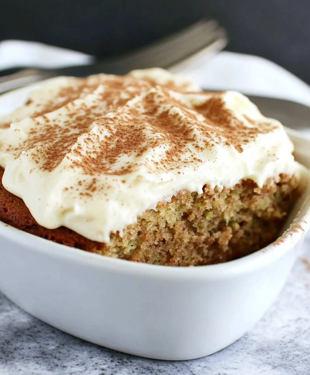 Cinnamon Zucchini Cake
