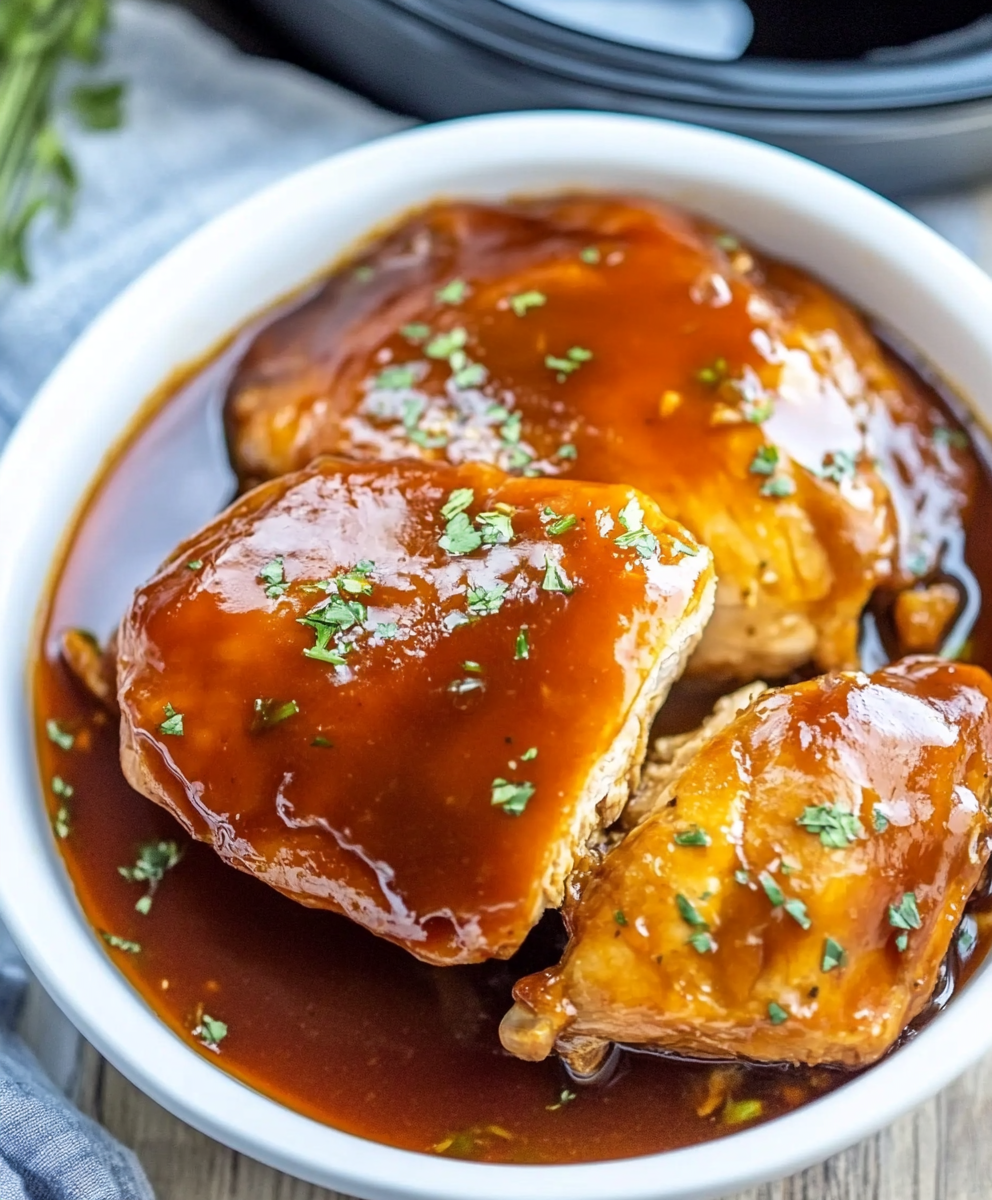 Sweet Baby Ray’s Crockpot Chicken