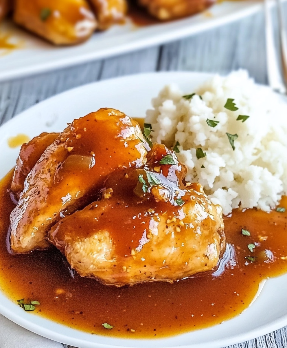 Sweet Baby Ray’s Crockpot Chicken
