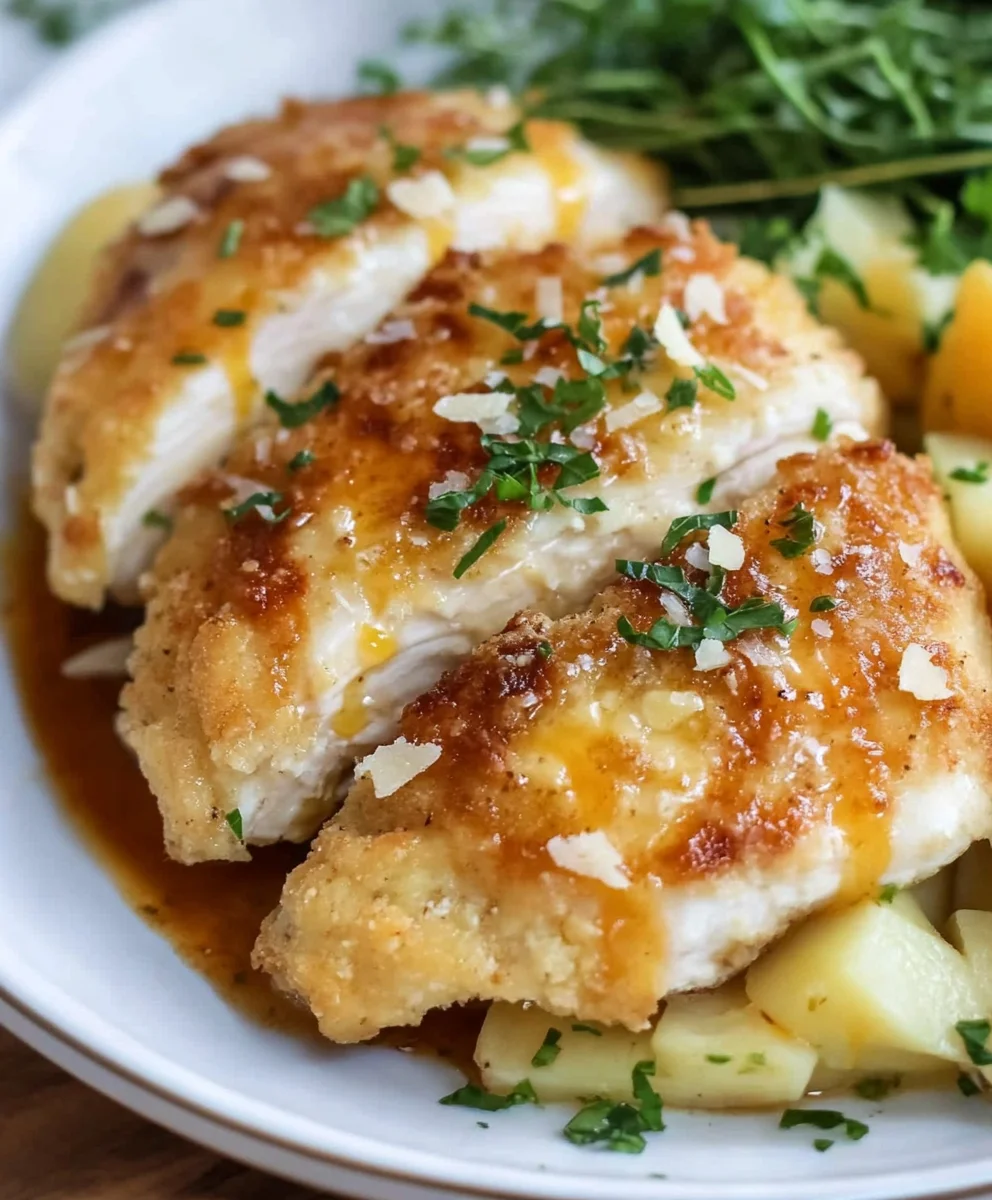 PARMESAN CRUSTED CHICKEN