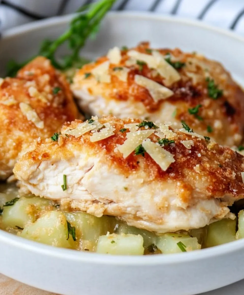 PARMESAN CRUSTED CHICKEN