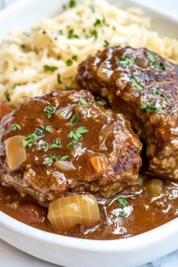 Slow Cooker Salisbury Steak