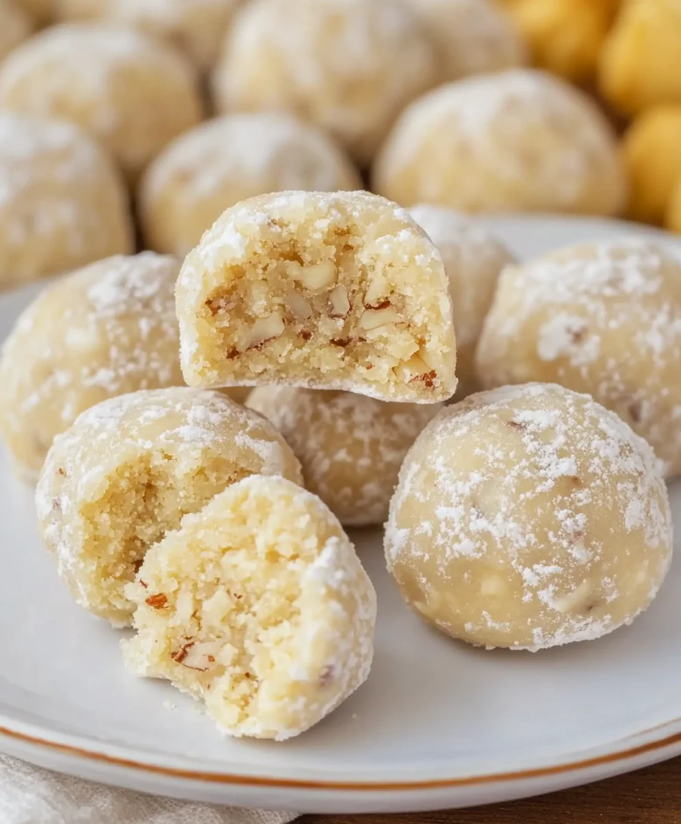 Pecan Cookie Balls Recipe