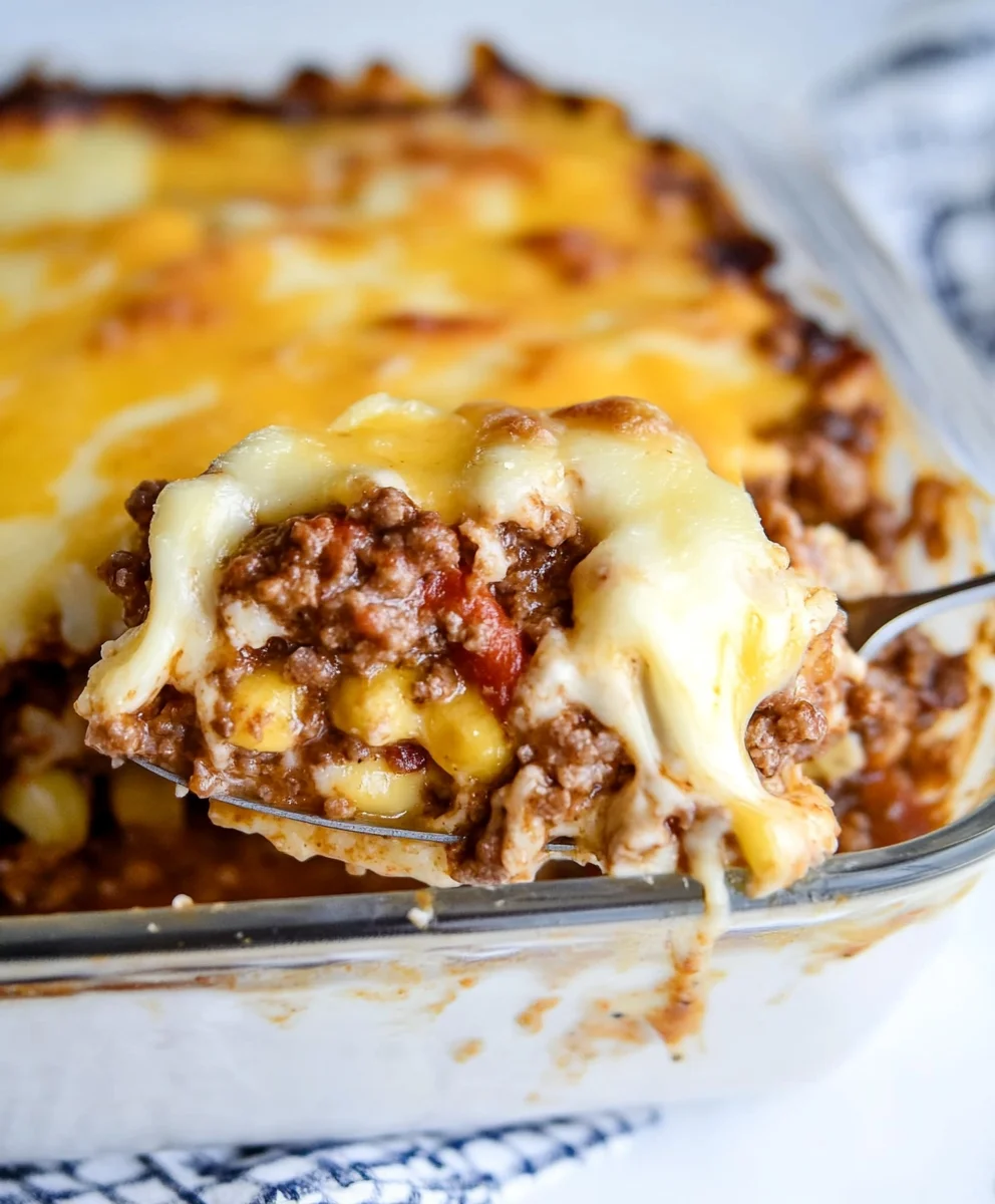 Cheesy Hamburger Casserole