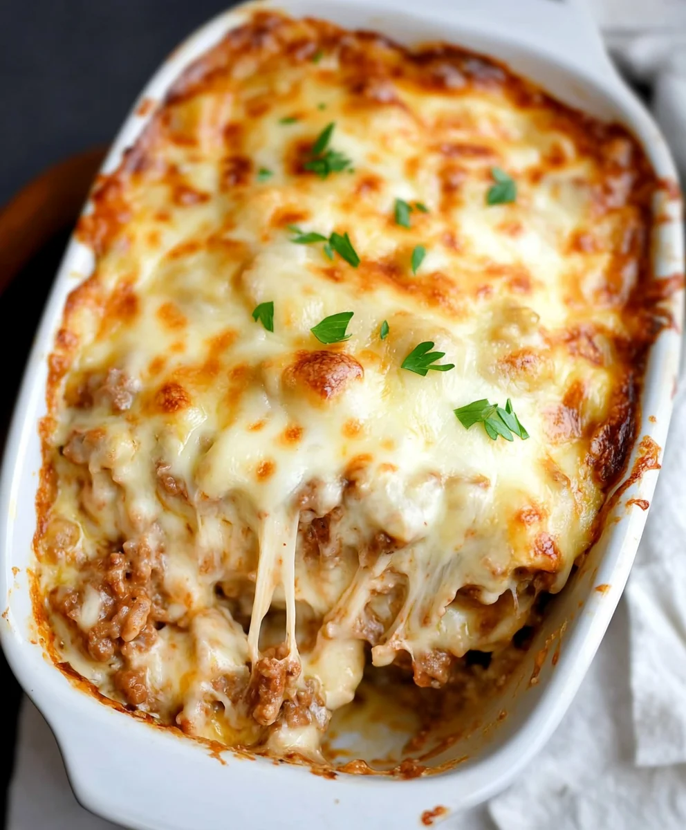 Cheesy Hamburger Casserole
