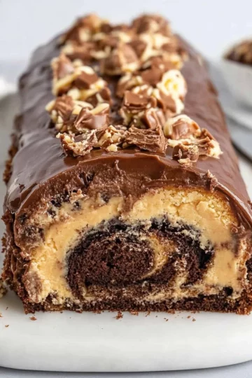 Peanut Butter Cup Cake Roll