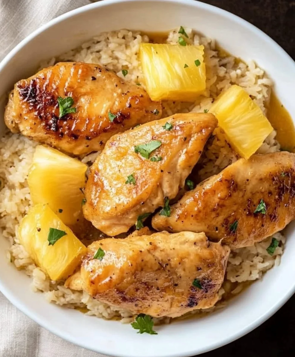 Pineapple Chicken and Rice