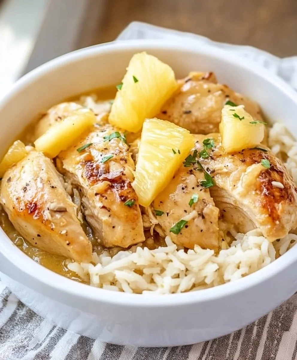 Pineapple Chicken and Rice
