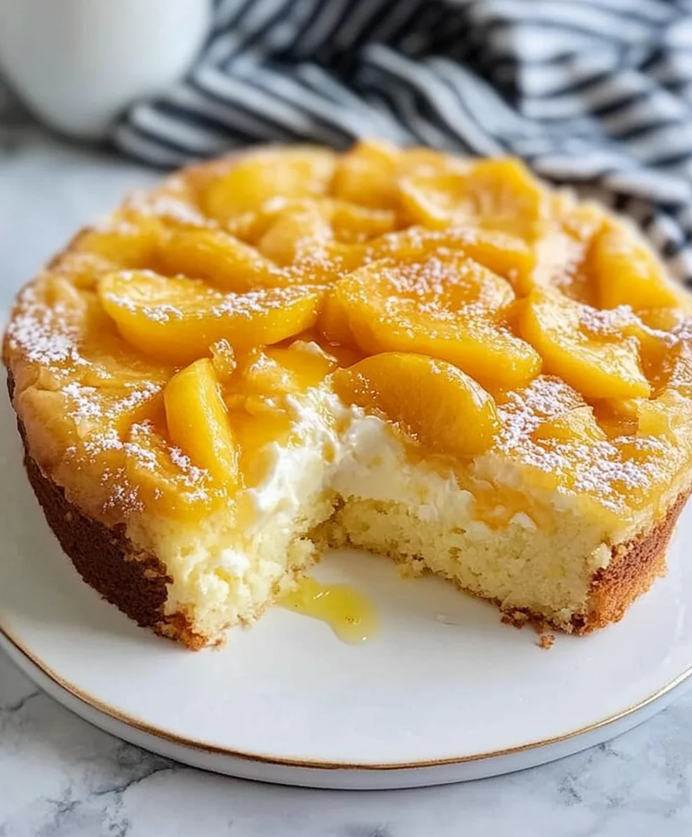Peaches And Cream Cake
