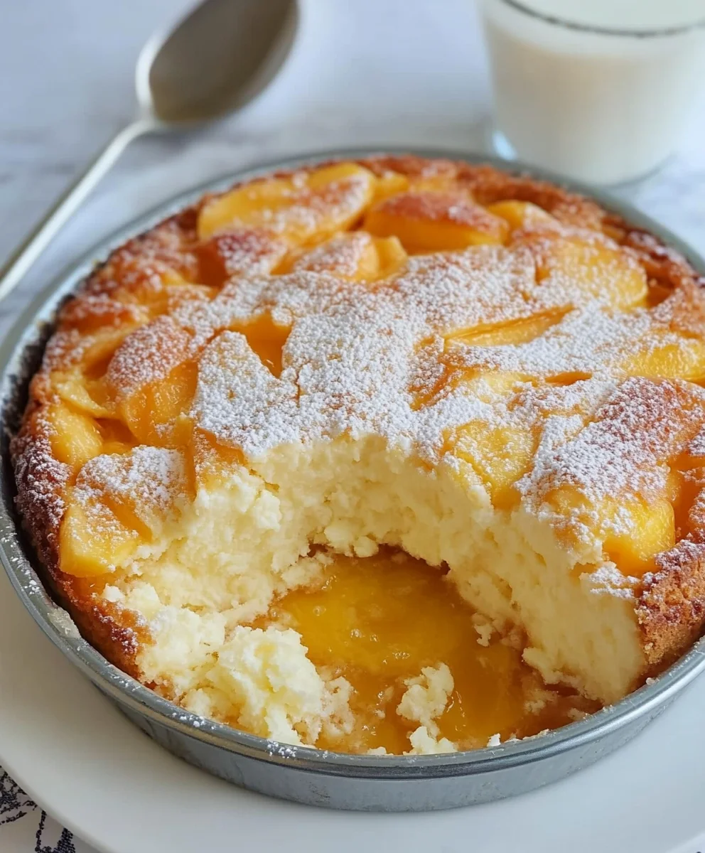 Peaches And Cream Cake