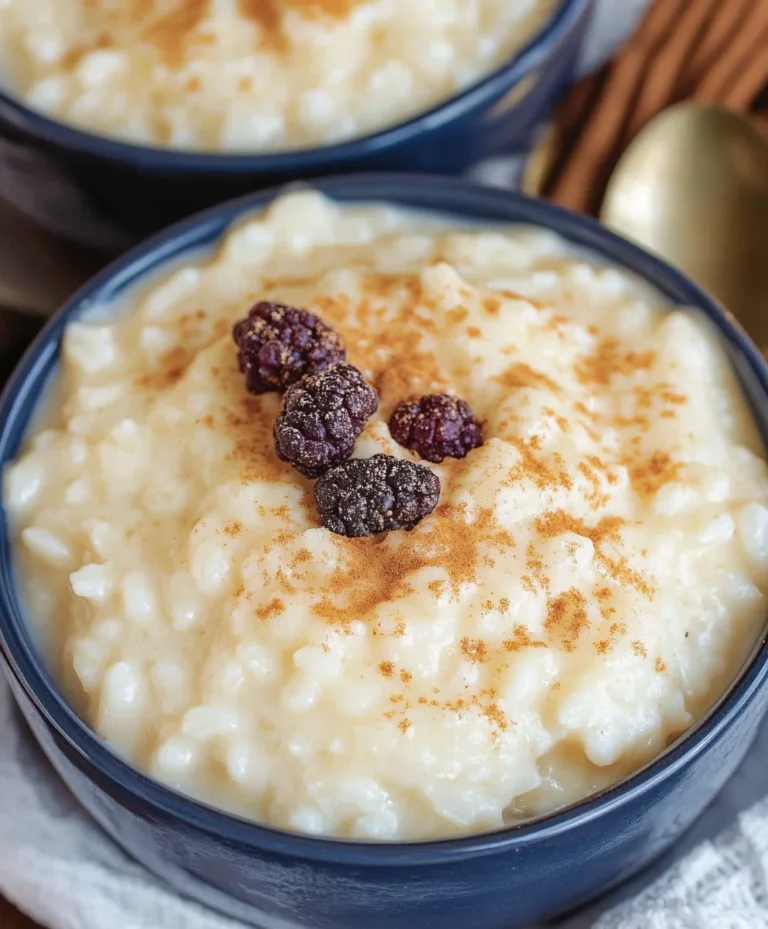 Old-Fashioned Rice Pudding