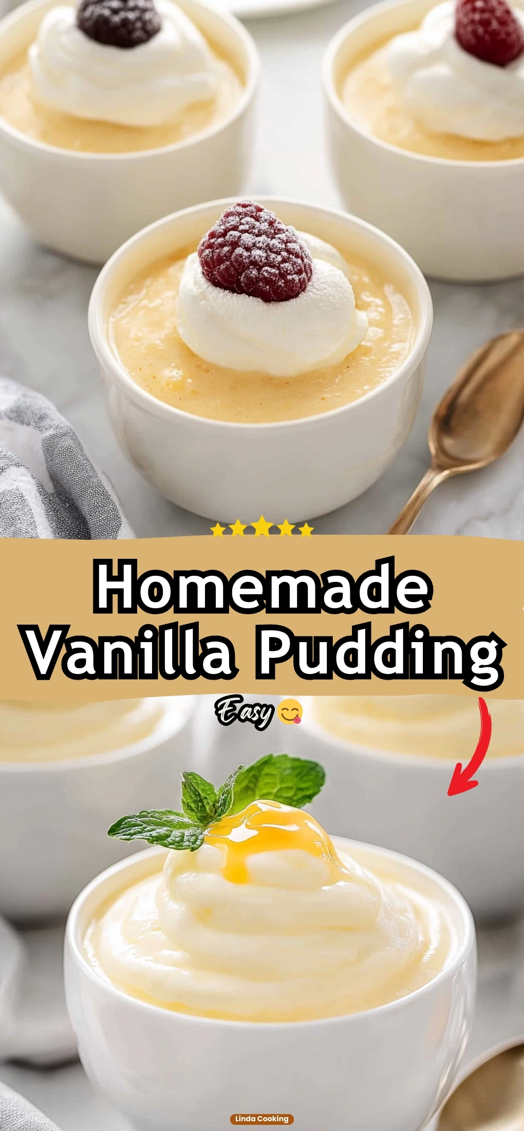 Homemade Vanilla Pudding
