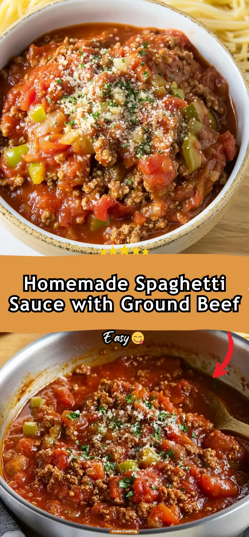 Homemade Spaghetti Sauce with Ground Beef
