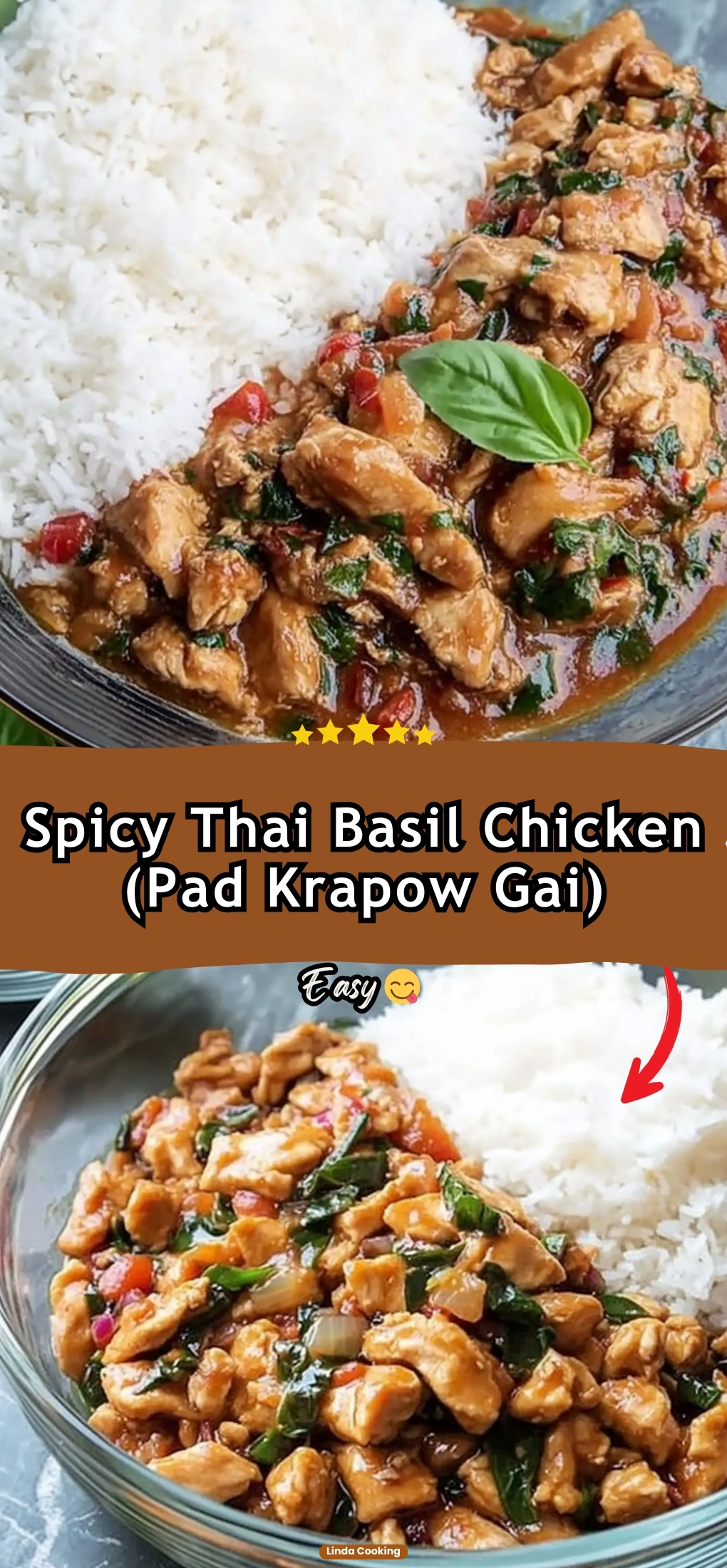 Spicy Thai Basil Chicken (Pad Krapow Gai)