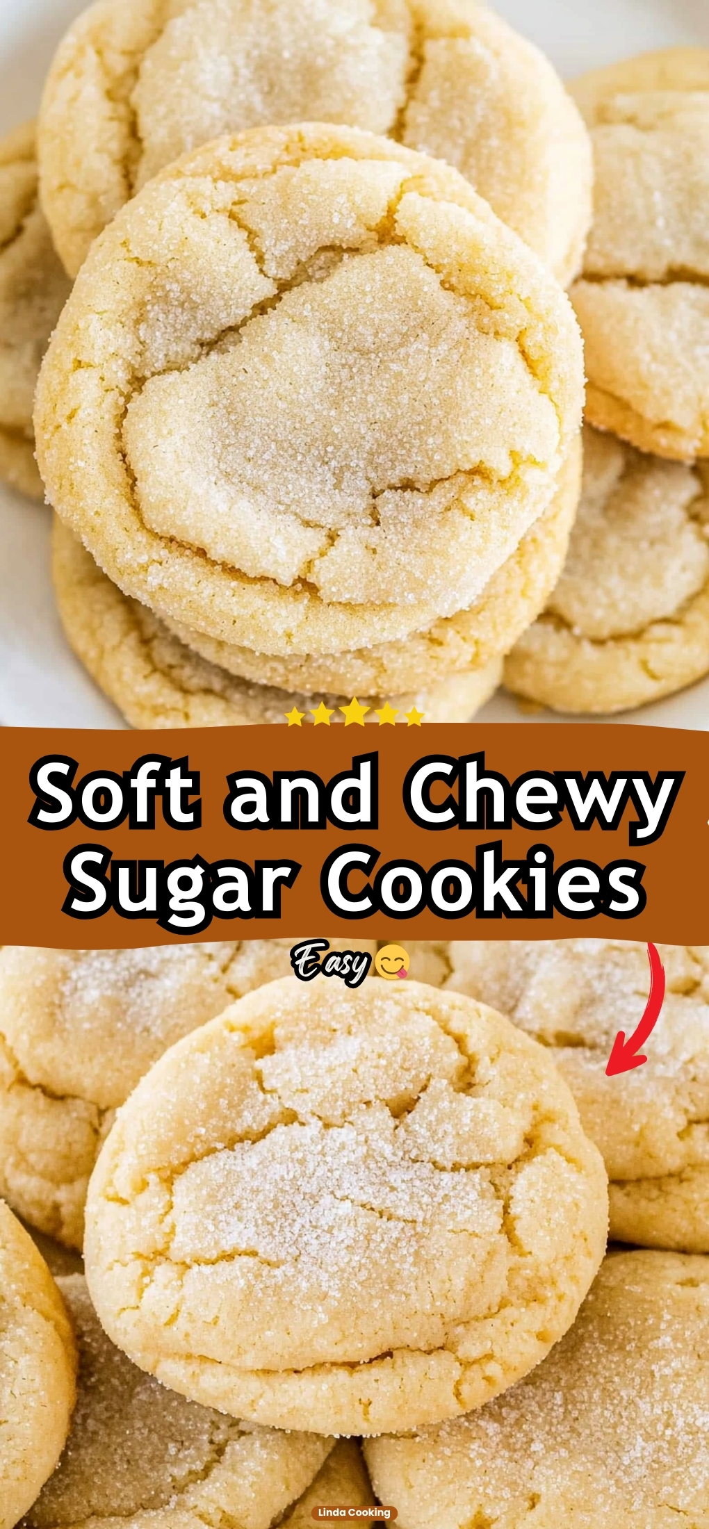 Soft and Chewy Sugar Cookies