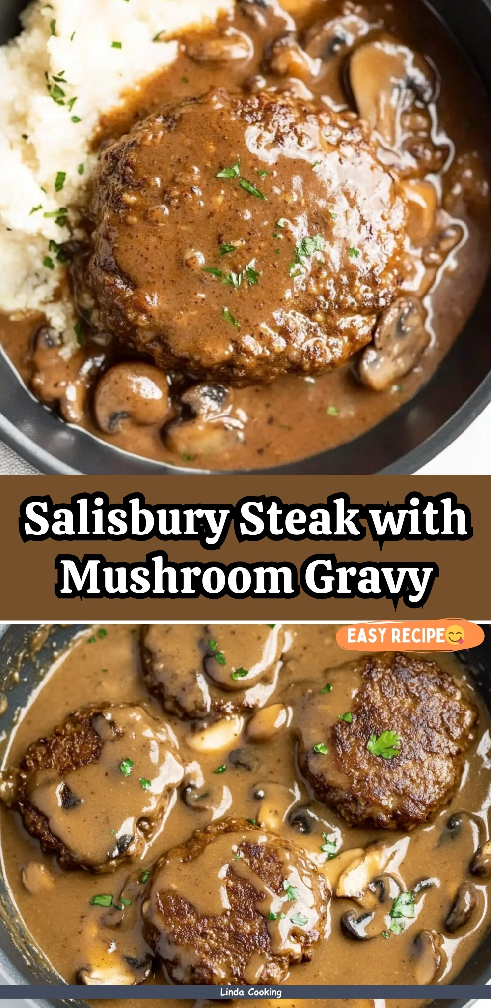 Salisbury Steak with Mushroom Gravy