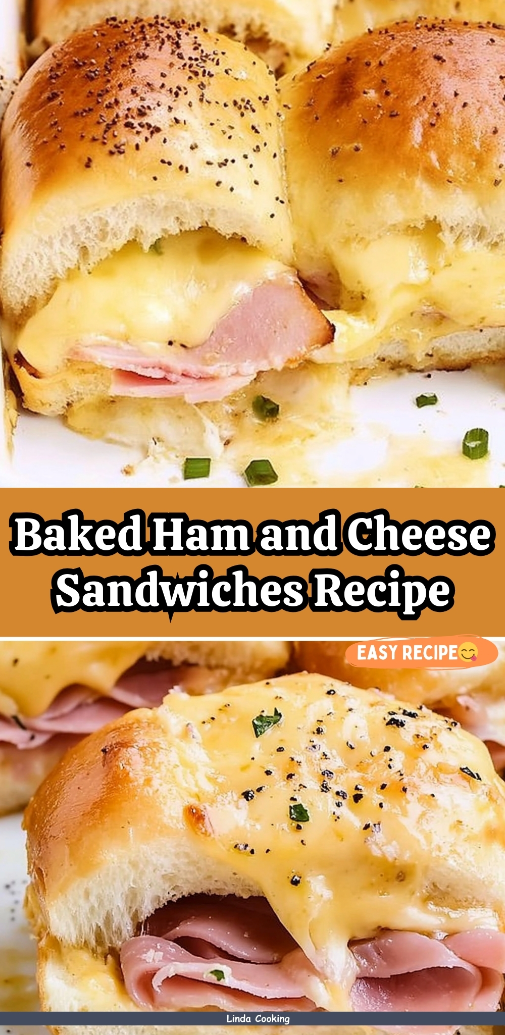 Baked Ham and Cheese Sandwiches Recipe