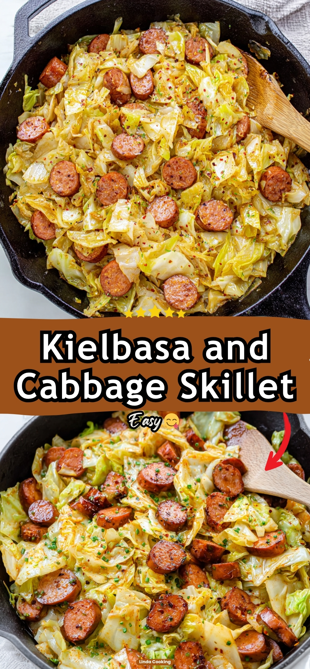 Kielbasa and Cabbage Skillet