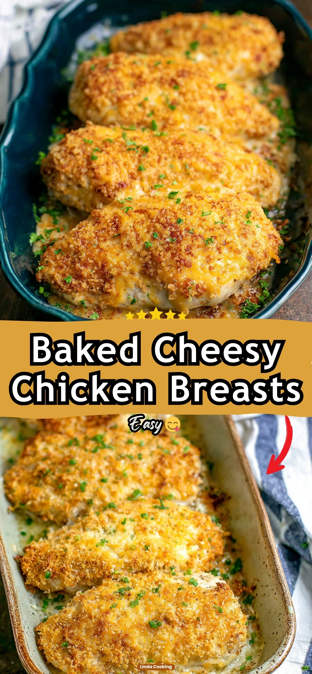 Baked Cheesy Chicken Breasts