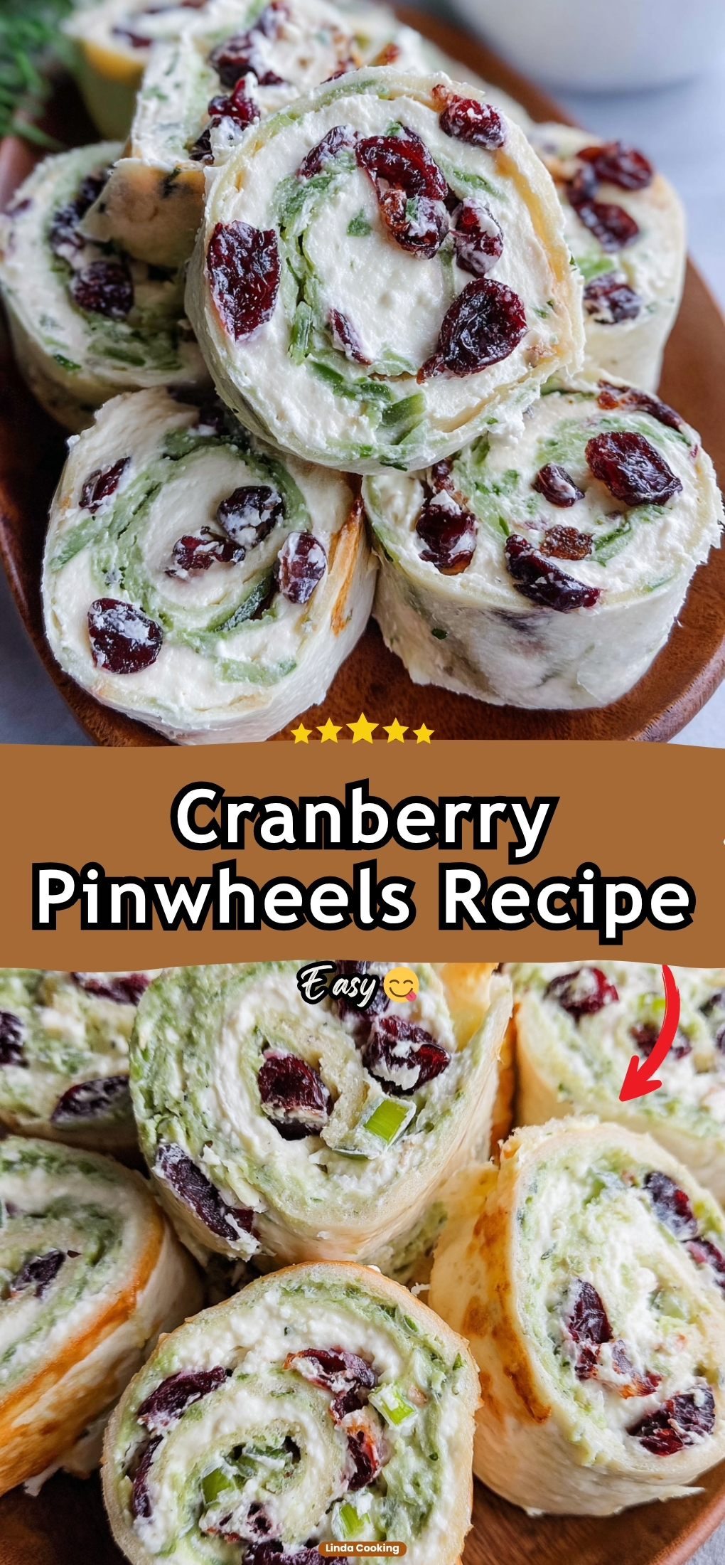 Cranberry Pinwheels Recipe