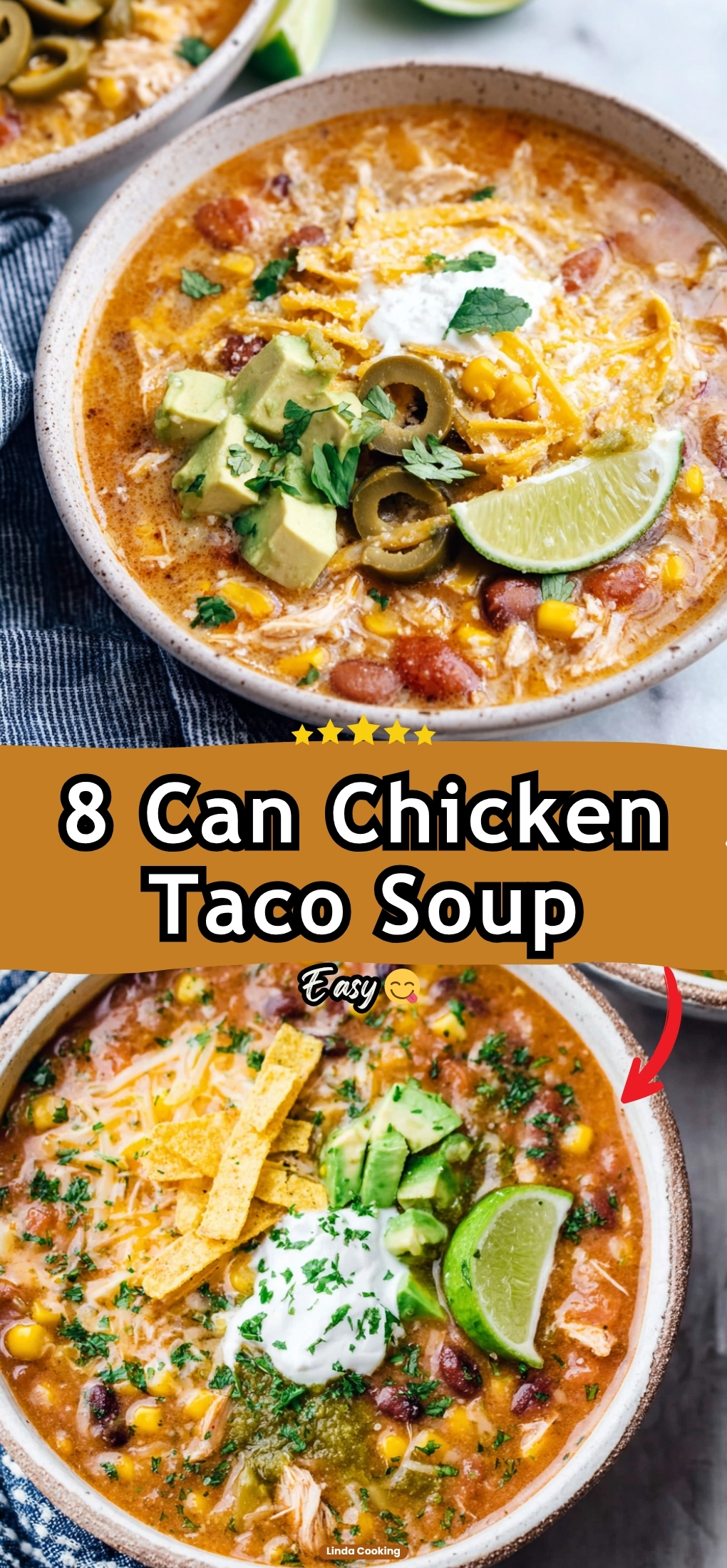 8 Can Chicken Taco Soup
