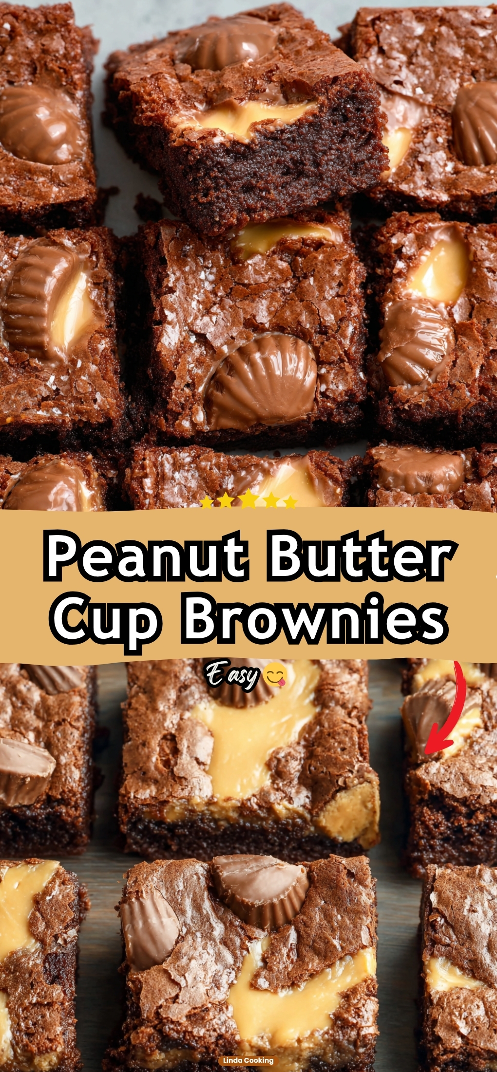 Peanut Butter Cup Brownies