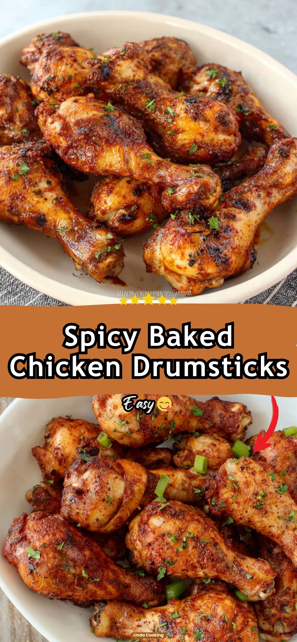 Spicy Baked Chicken Drumsticks