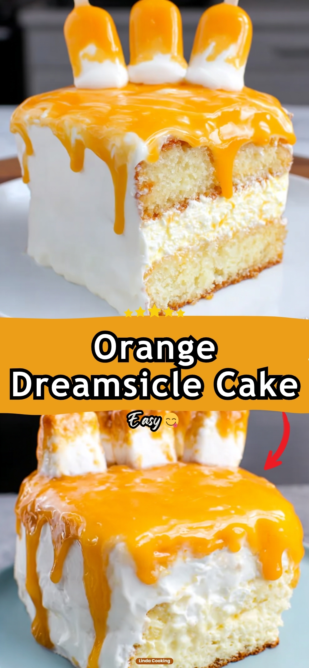 Orange Dreamsicle Cake