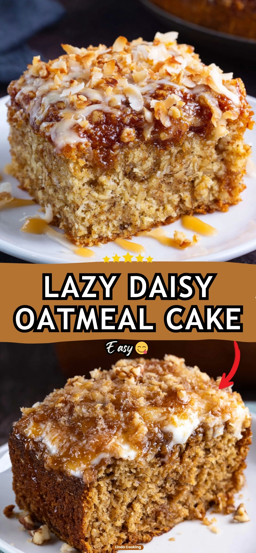 LAZY DAISY OATMEAL CAKE