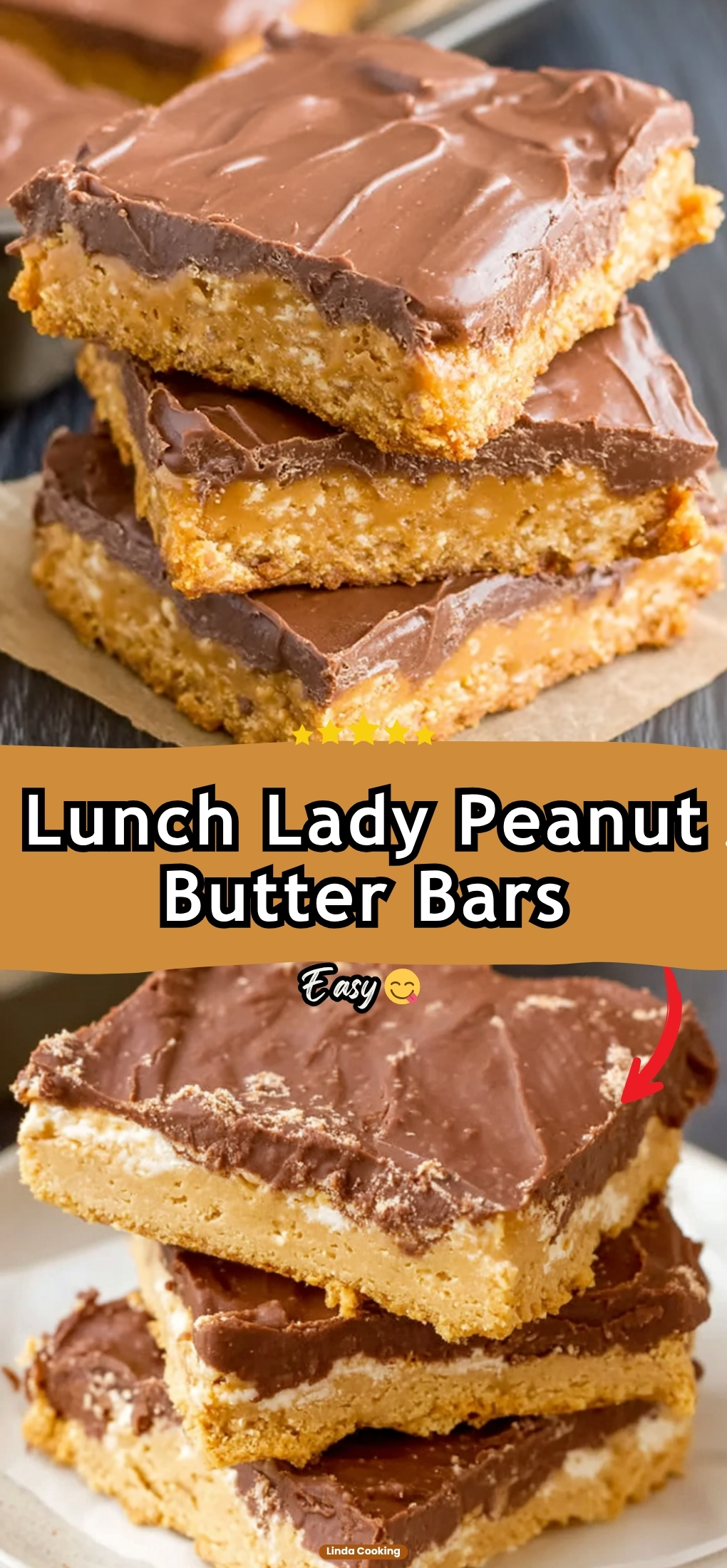 Lunch Lady Peanut Butter Bars