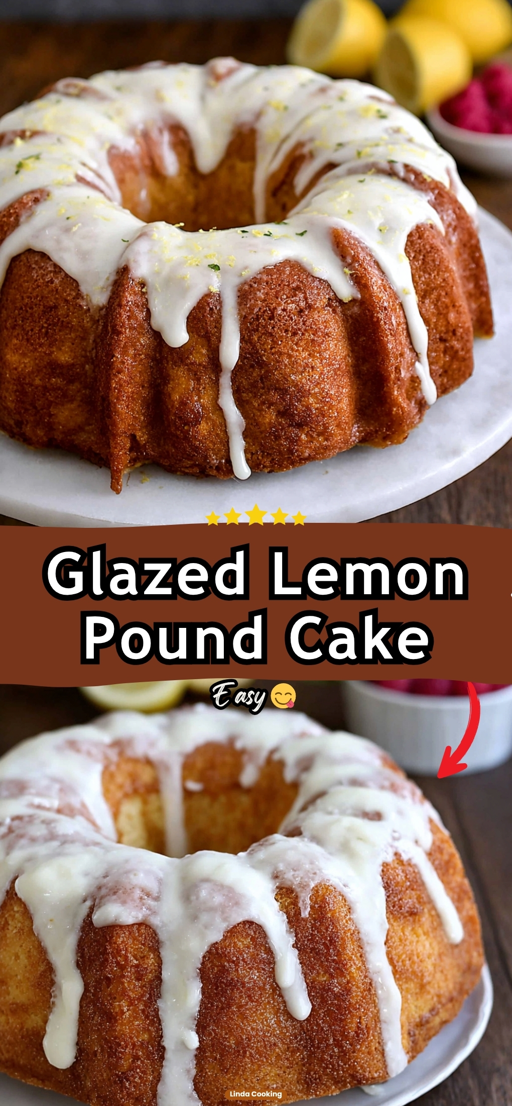 Glazed Lemon Pound Cake