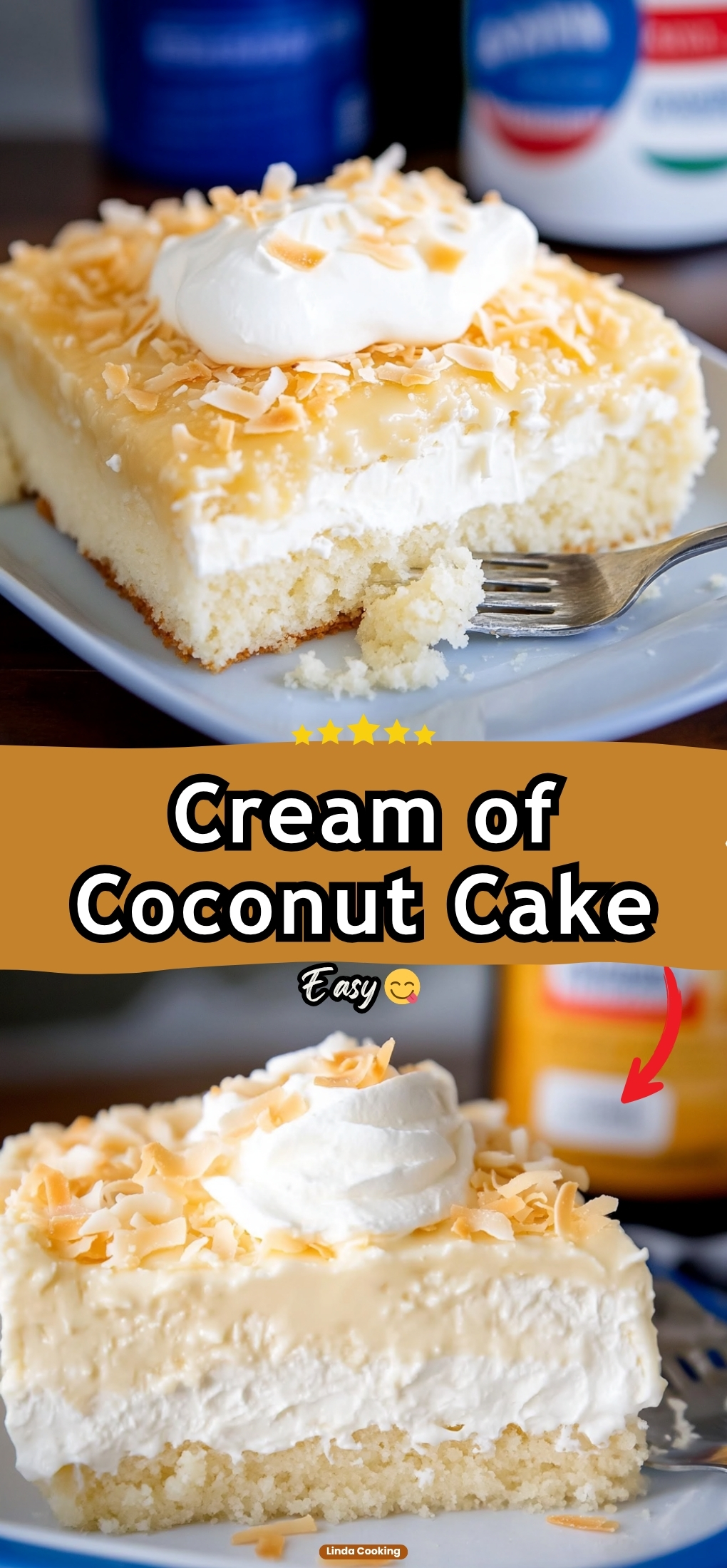 Cream of Coconut Cake