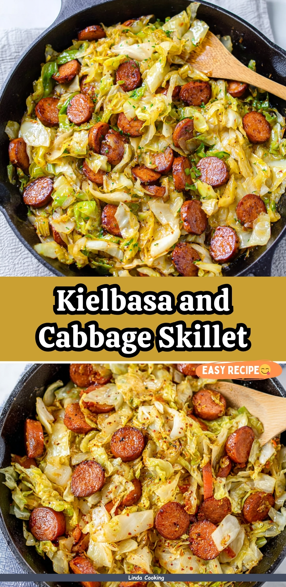 Kielbasa and Cabbage Skillet