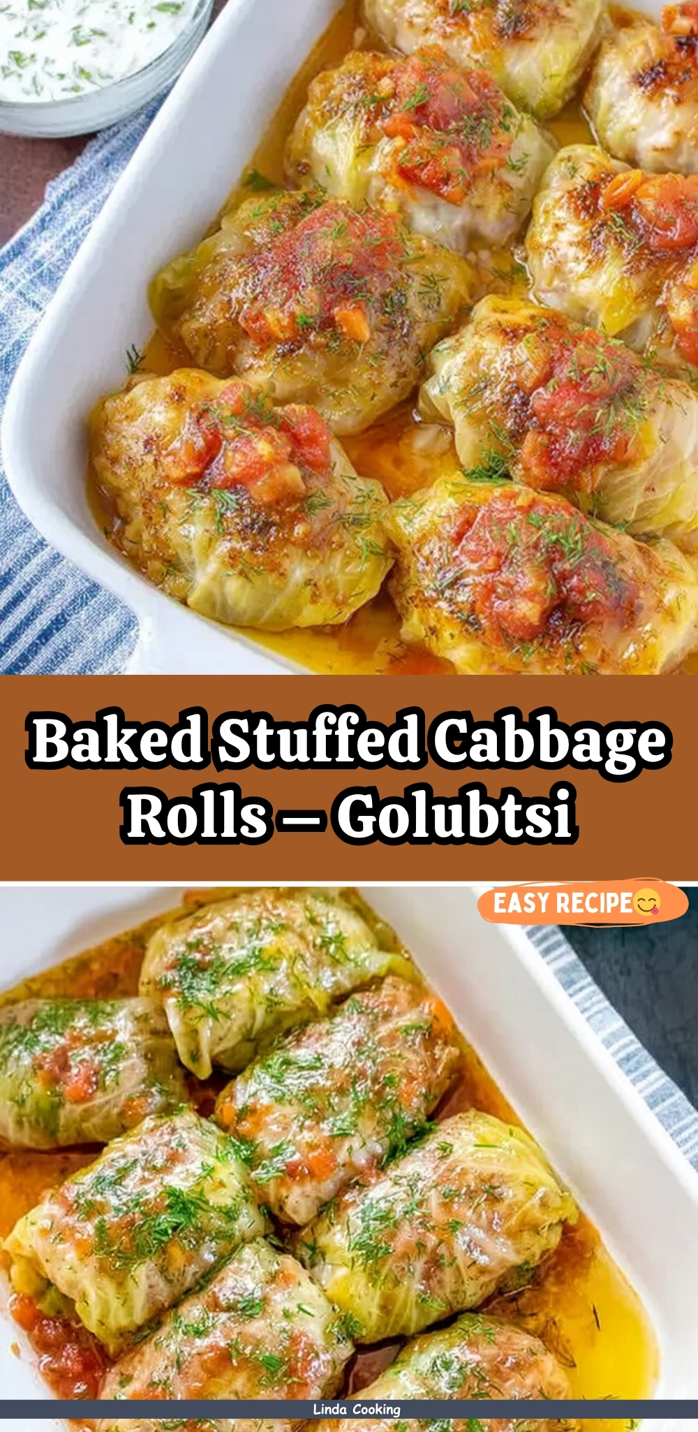 Baked Stuffed Cabbage Rolls – Golubtsi